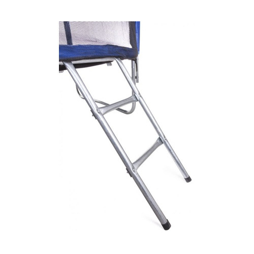 Батут  Hop-Sport 8FT 244 black/blue см с внешней сеткой  - фото №3